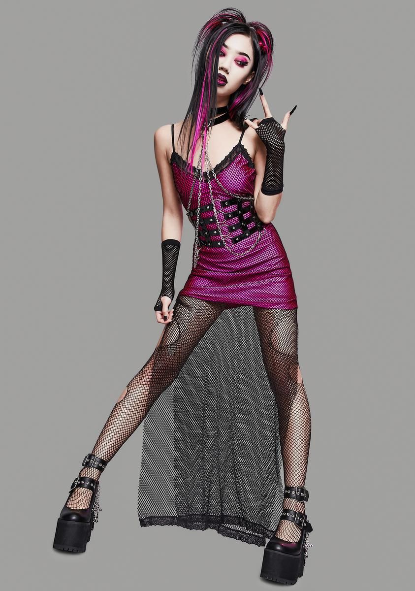 Sweet Beginning Of The End Maxi Dress sold by Dolls Kill product image thumbnail 3