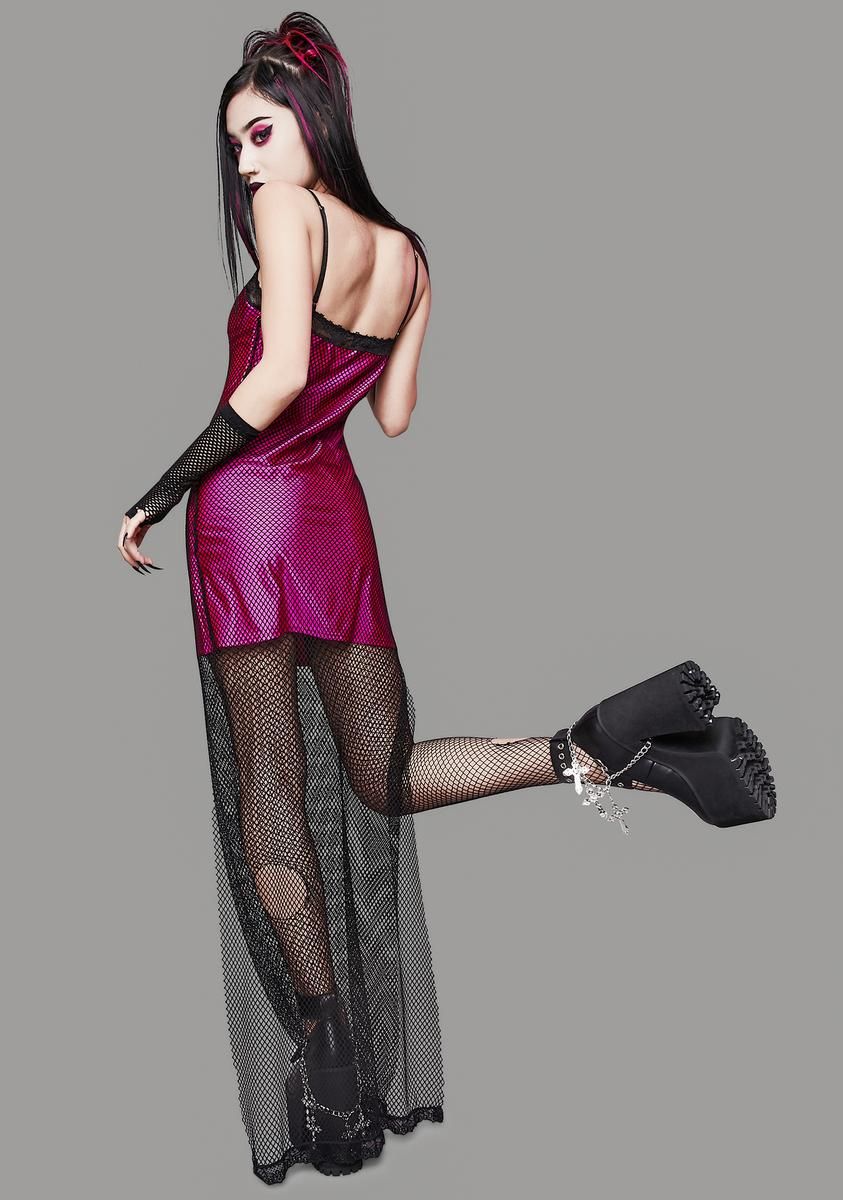 Sweet Beginning Of The End Maxi Dress sold by Dolls Kill product image thumbnail 4