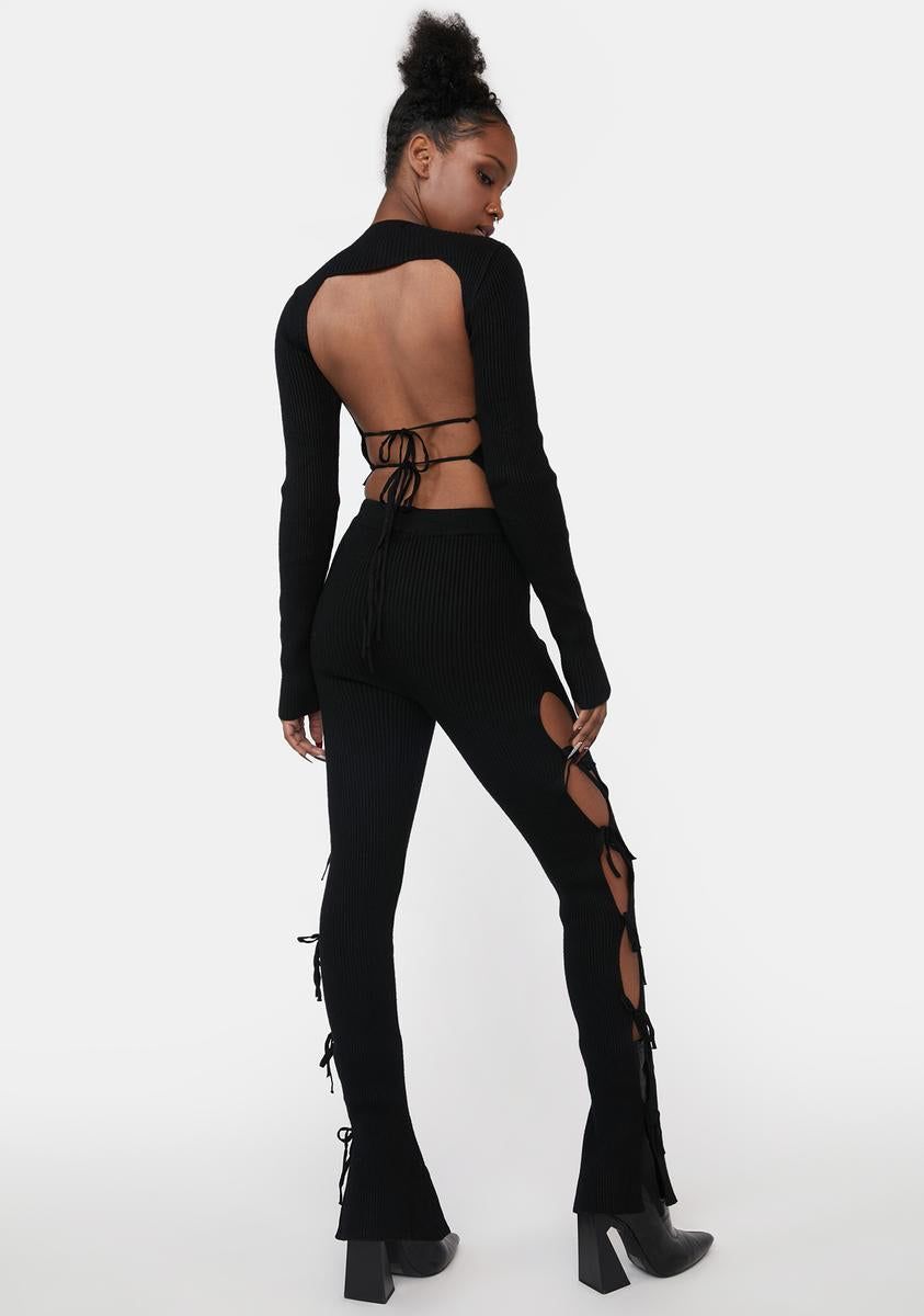 Just This Once Tie Pants Set sold by Dolls Kill product image thumbnail 4