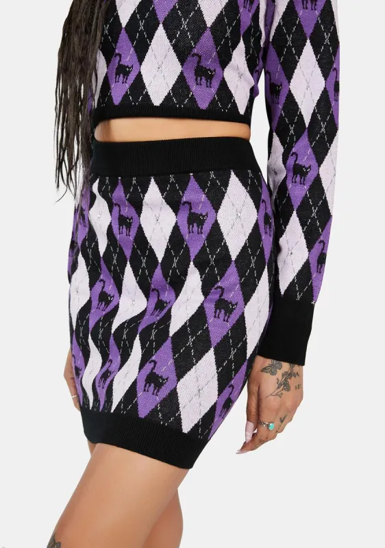 Chasin' Salem Mini Skirt sold by Dolls Kill