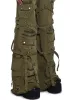 Switch Strappy Cargo Pants - Green sold by Dolls Kill