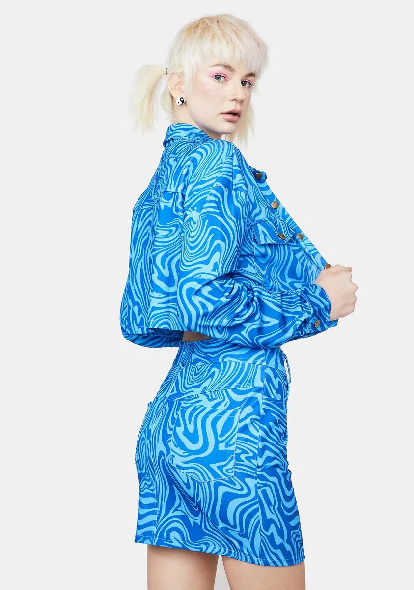 Royal Edge Of Bliss Skirt Set sold by Dolls Kill product image thumbnail 4