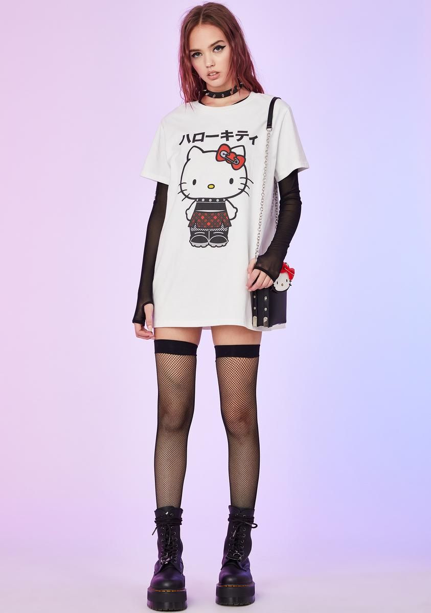 Rebel Grl Oversized Tee sold by Dolls Kill product image thumbnail 3