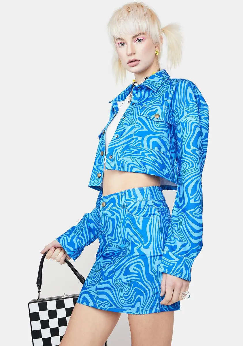 Royal Edge Of Bliss Skirt Set sold by Dolls Kill product image thumbnail 2