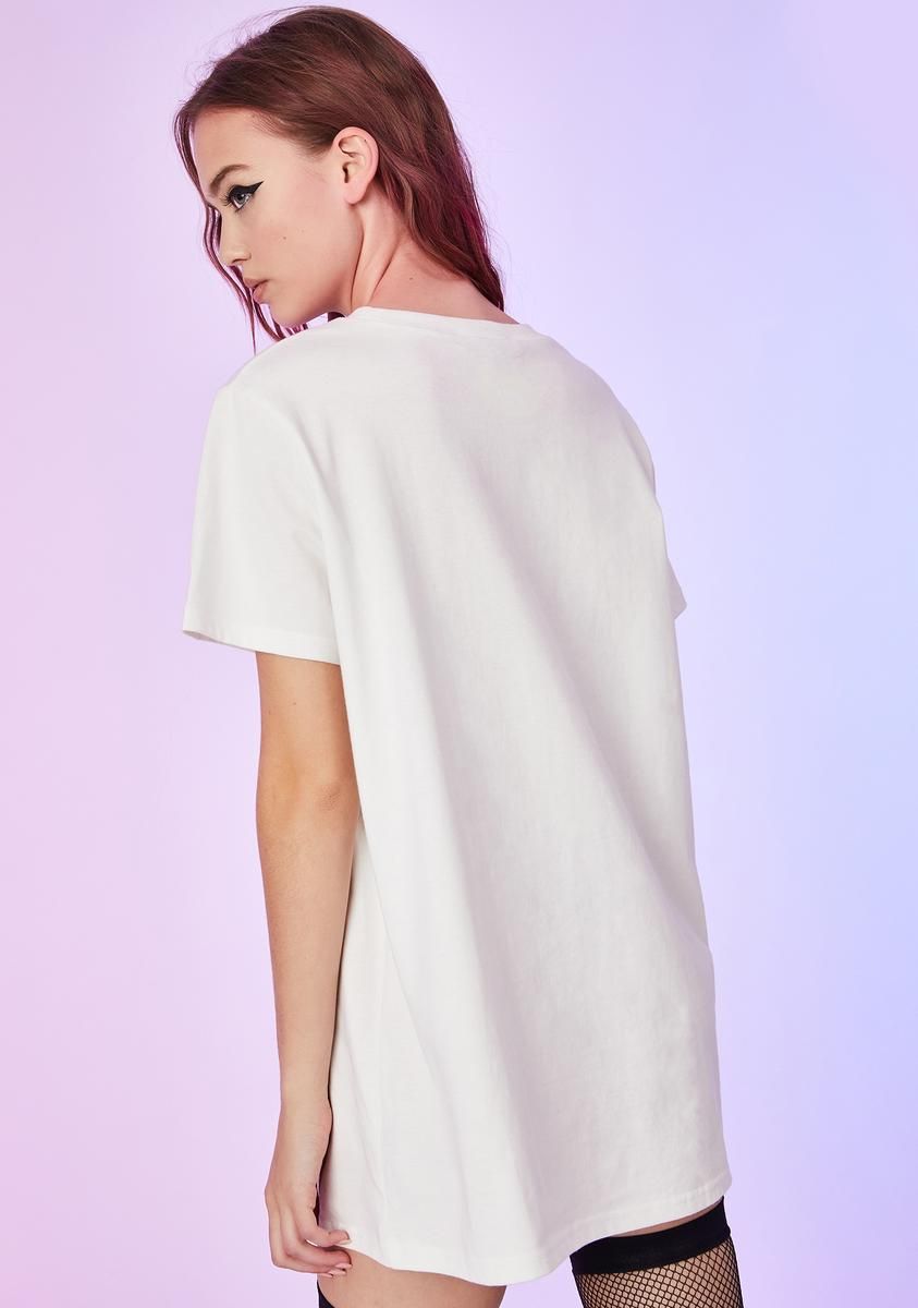 Rebel Grl Oversized Tee sold by Dolls Kill product image thumbnail 4