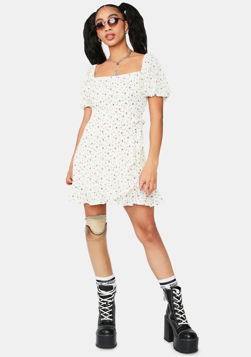 Take It All Floral Dress sold by Dolls Kill product image thumbnail 3