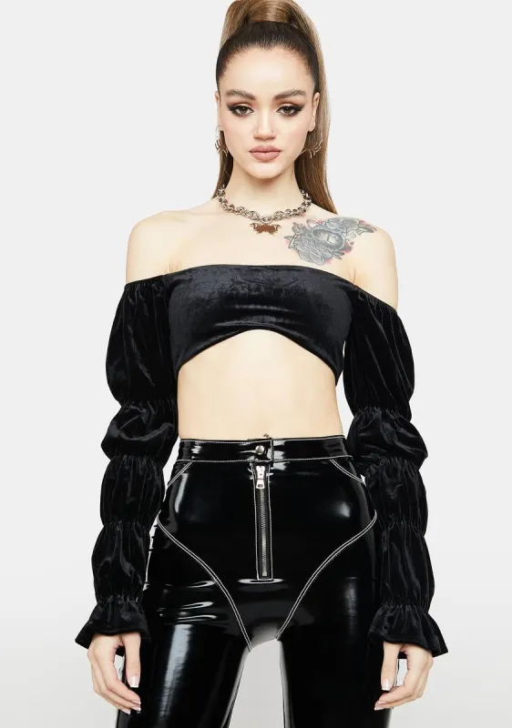 Face Of An Angel Crop Top sold by Dolls Kill