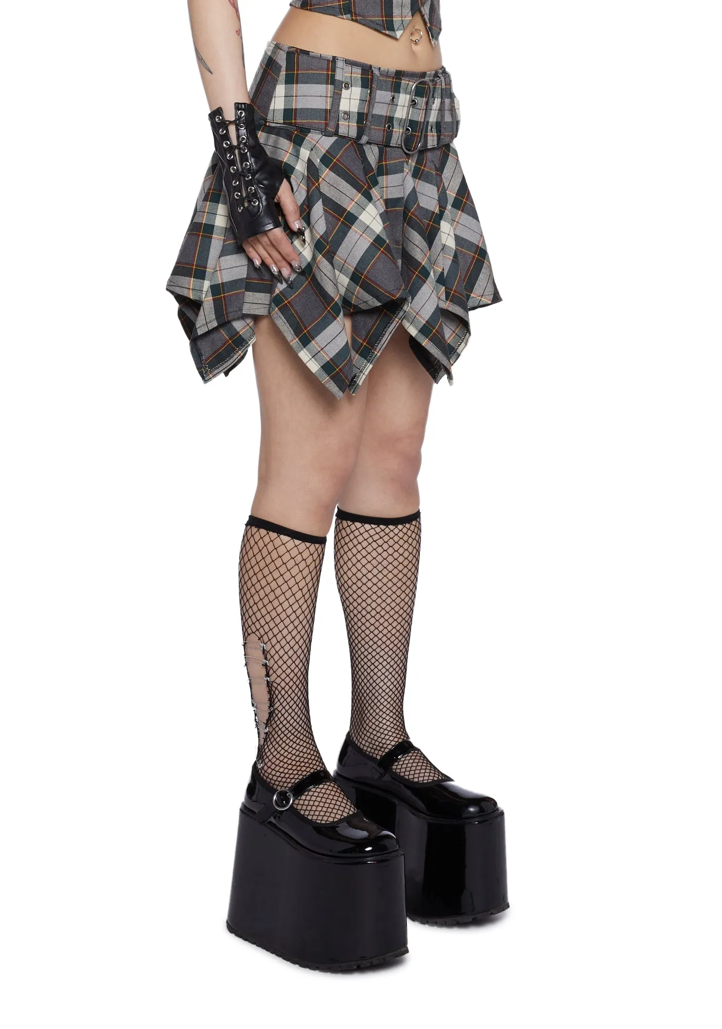 Punk Revival Mini Skirt sold by Dolls Kill product image thumbnail 3