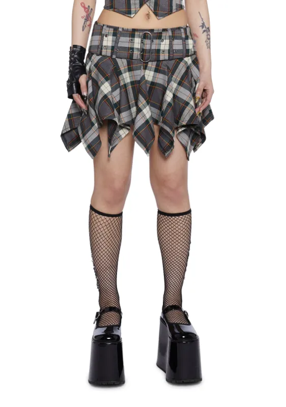 Punk Revival Mini Skirt sold by Dolls Kill