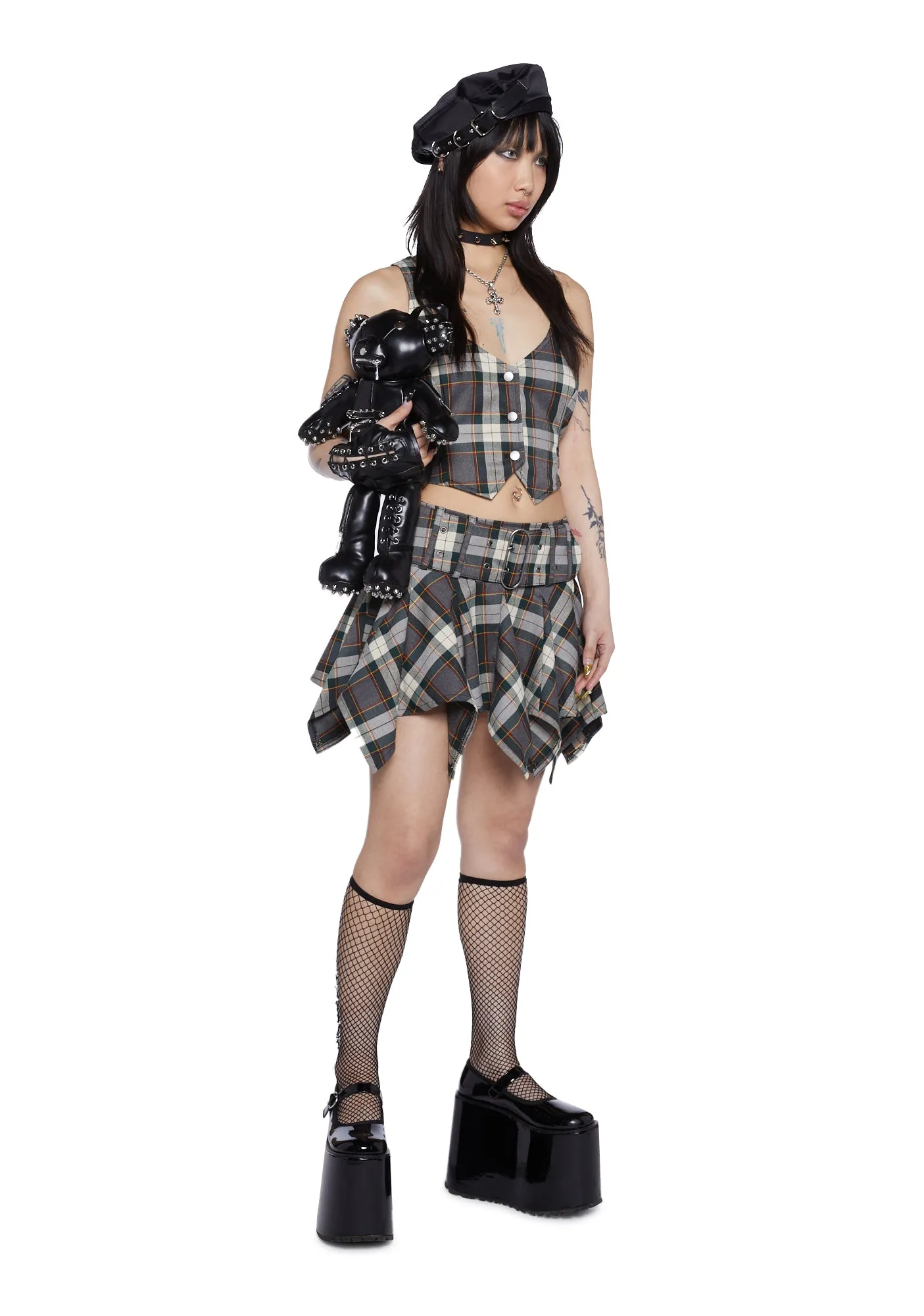 Punk Revival Mini Skirt sold by Dolls Kill product image thumbnail 2