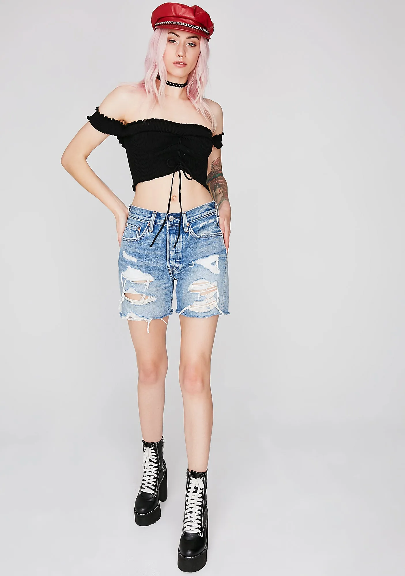 Bad Habit Crop Top sold by Dolls Kill product image thumbnail 3