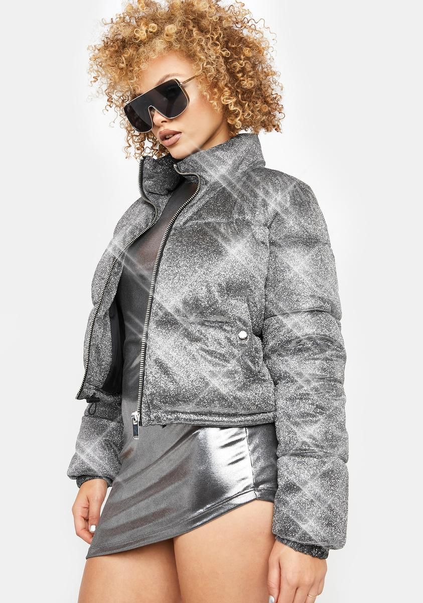 Tundra Tamer Sparkle Puffer Jacket sold by Dolls Kill product image thumbnail 2