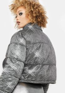 Tundra Tamer Sparkle Puffer Jacket sold by Dolls Kill
