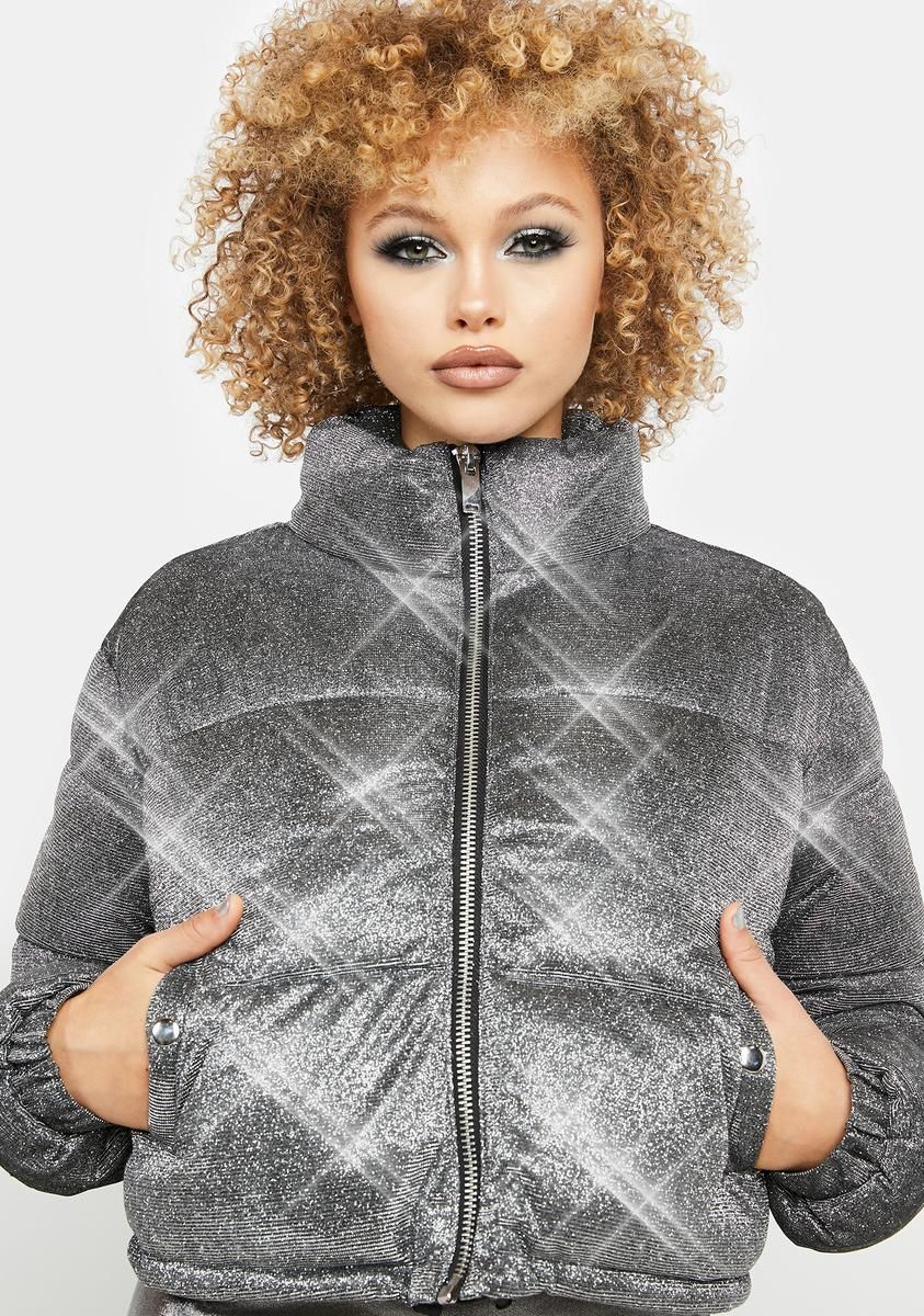 Tundra Tamer Sparkle Puffer Jacket sold by Dolls Kill