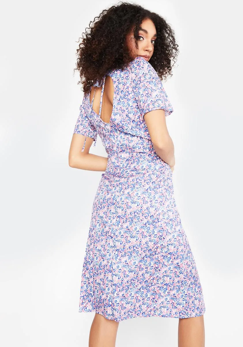 Magic Floral Harmony Midi Dress sold by Dolls Kill product image thumbnail 4