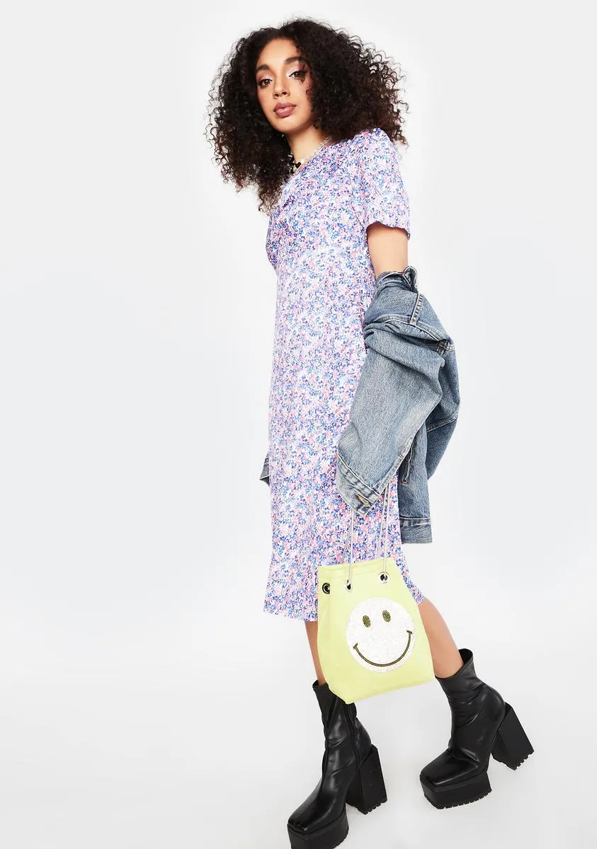 Magic Floral Harmony Midi Dress sold by Dolls Kill