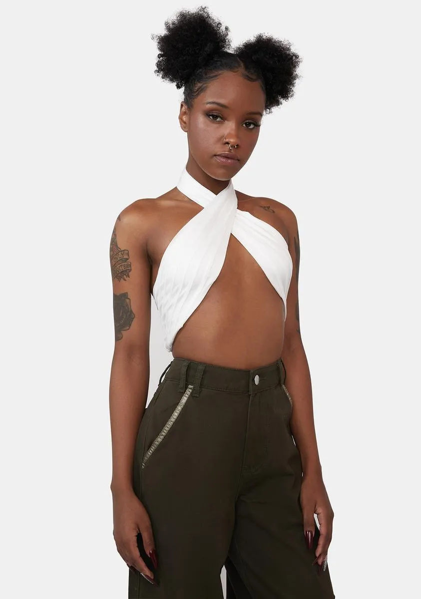 Winter Fly South Wrap Crop Top sold by Dolls Kill product image thumbnail 2