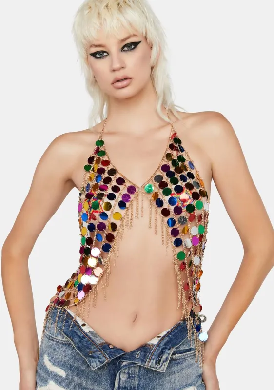 Party Occasion Halter Top sold by Dolls Kill