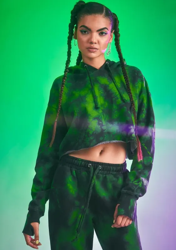 Fierce Femme Tie Dye Hoodie sold by Dolls Kill