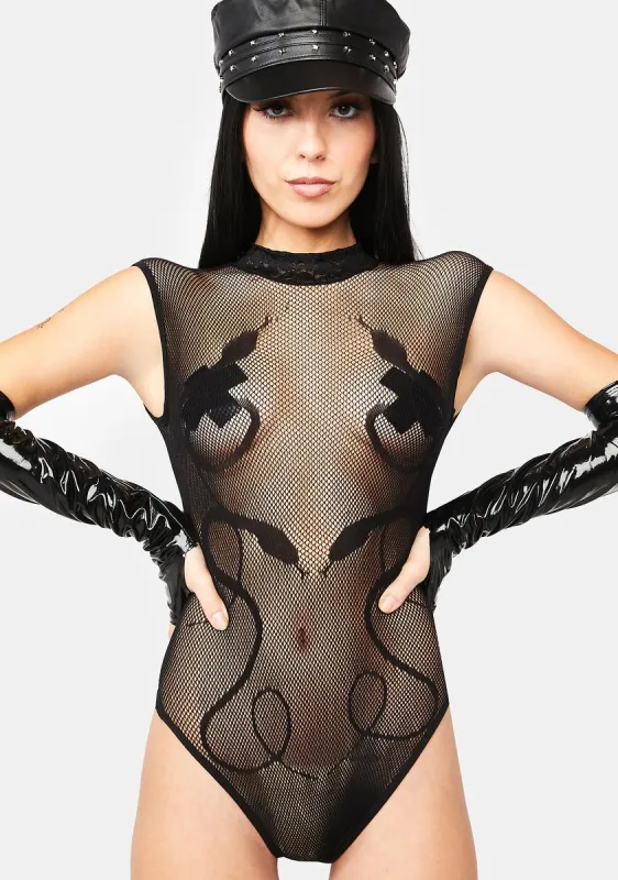 Serpentine Bodysuit sold by Dolls Kill