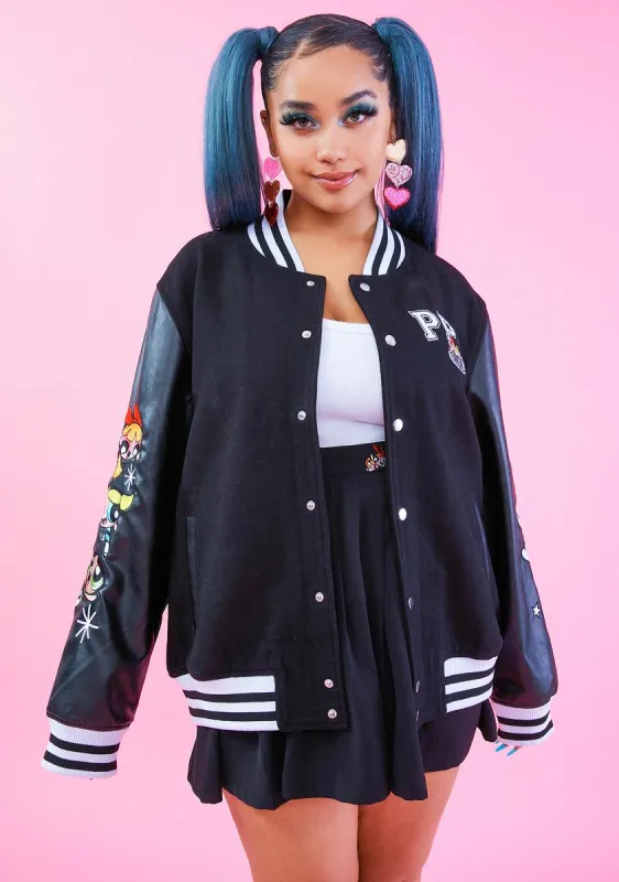 An Iconic Trio Varsity Jacket sold by Dolls Kill
