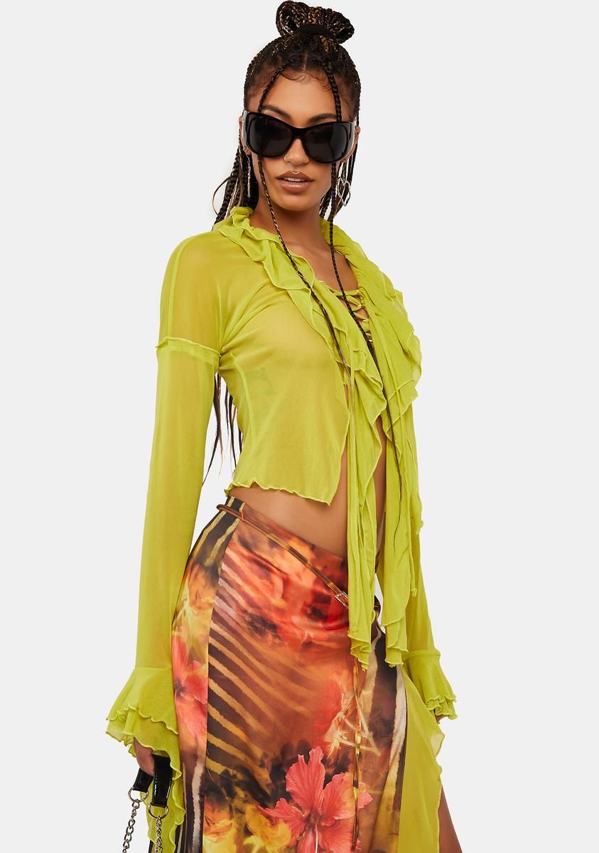 Flamenco Frill Blouse sold by Dolls Kill product image thumbnail 3