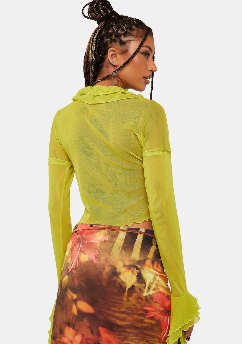 Flamenco Frill Blouse sold by Dolls Kill product image thumbnail 4