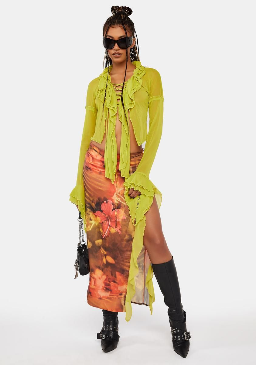 Flamenco Frill Blouse sold by Dolls Kill product image thumbnail 2