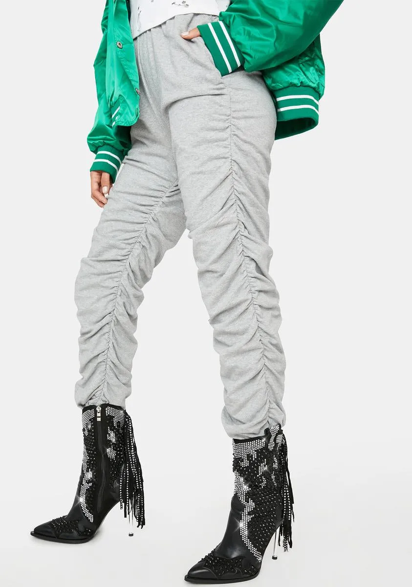 Moon Mellowed Out Ruched Sweatpants sold by Dolls Kill product image thumbnail 2