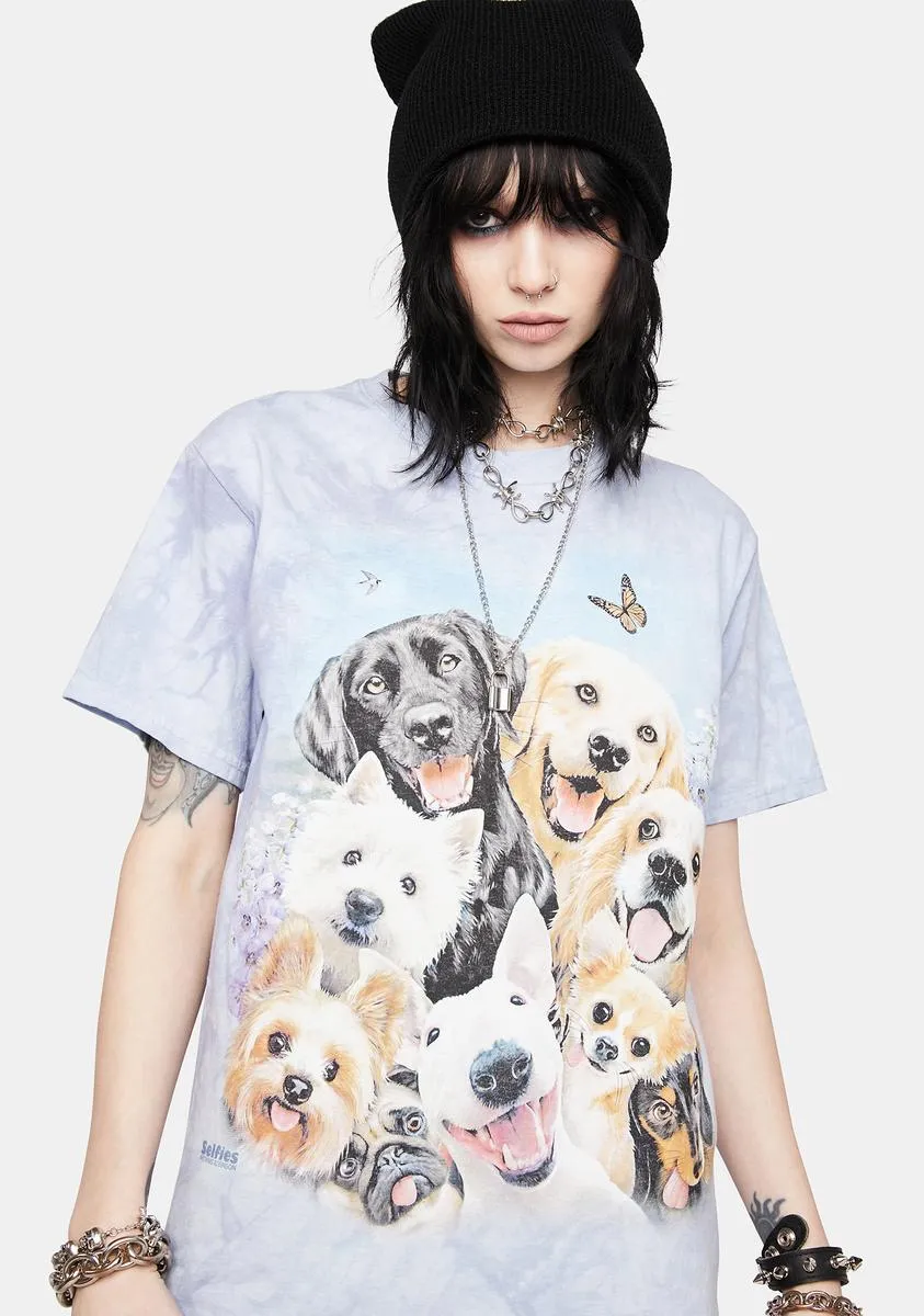 Dog Selfie Graphic Tee sold by Dolls Kill