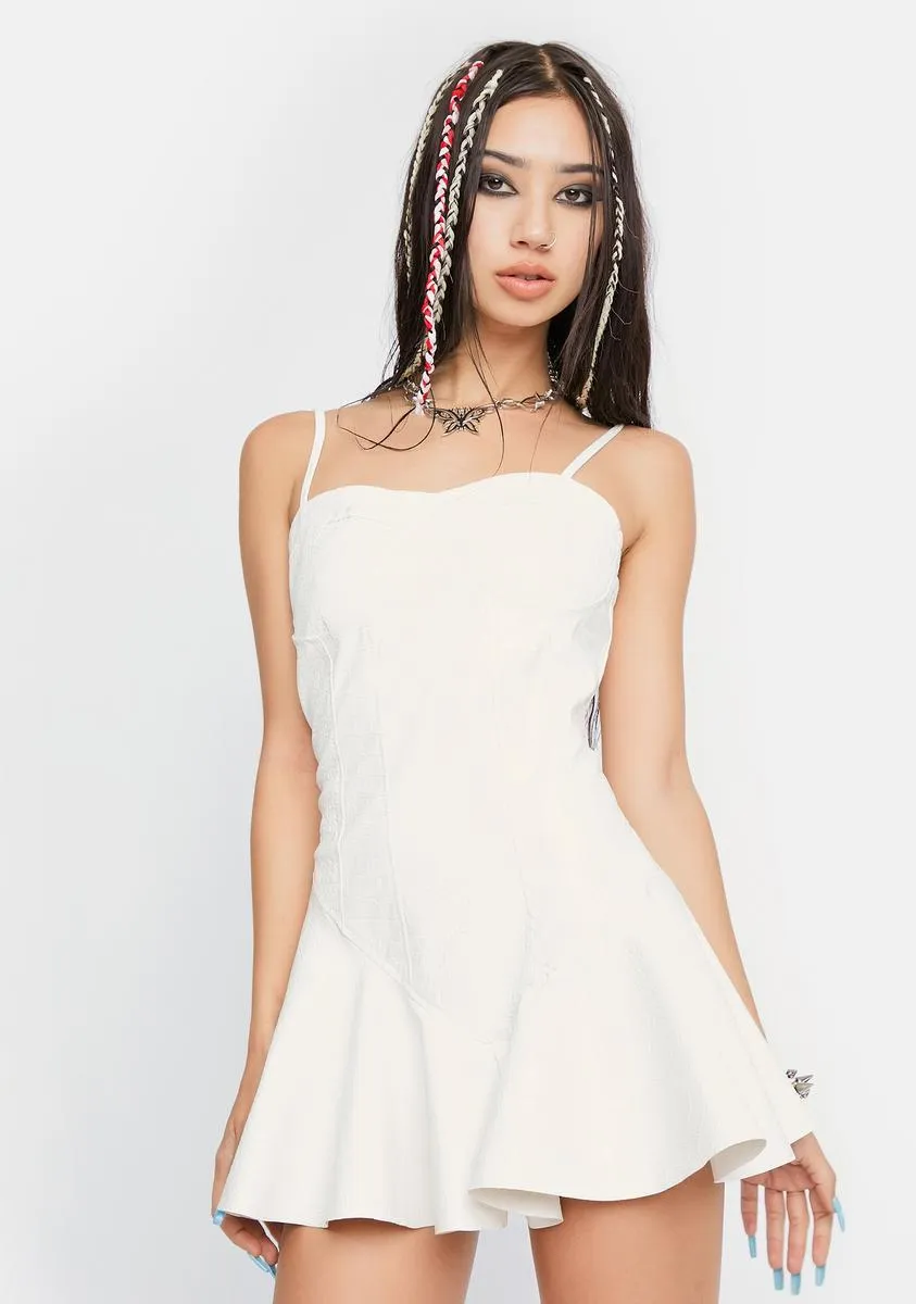 Cool Man Eater Crocodile Mini Dress sold by Dolls Kill