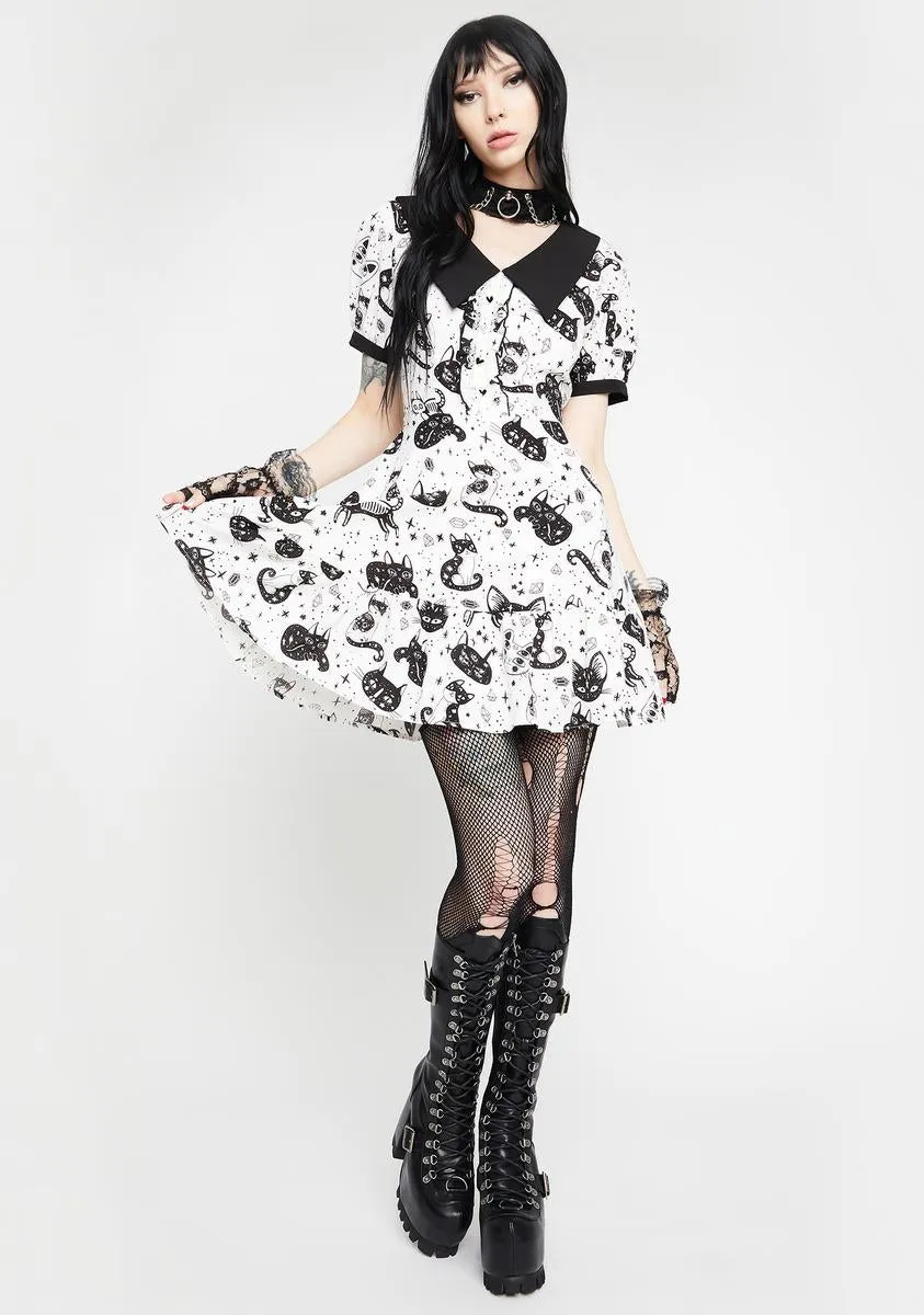 Magic Sweet Cool Printed Dress sold by Dolls Kill product image thumbnail 3