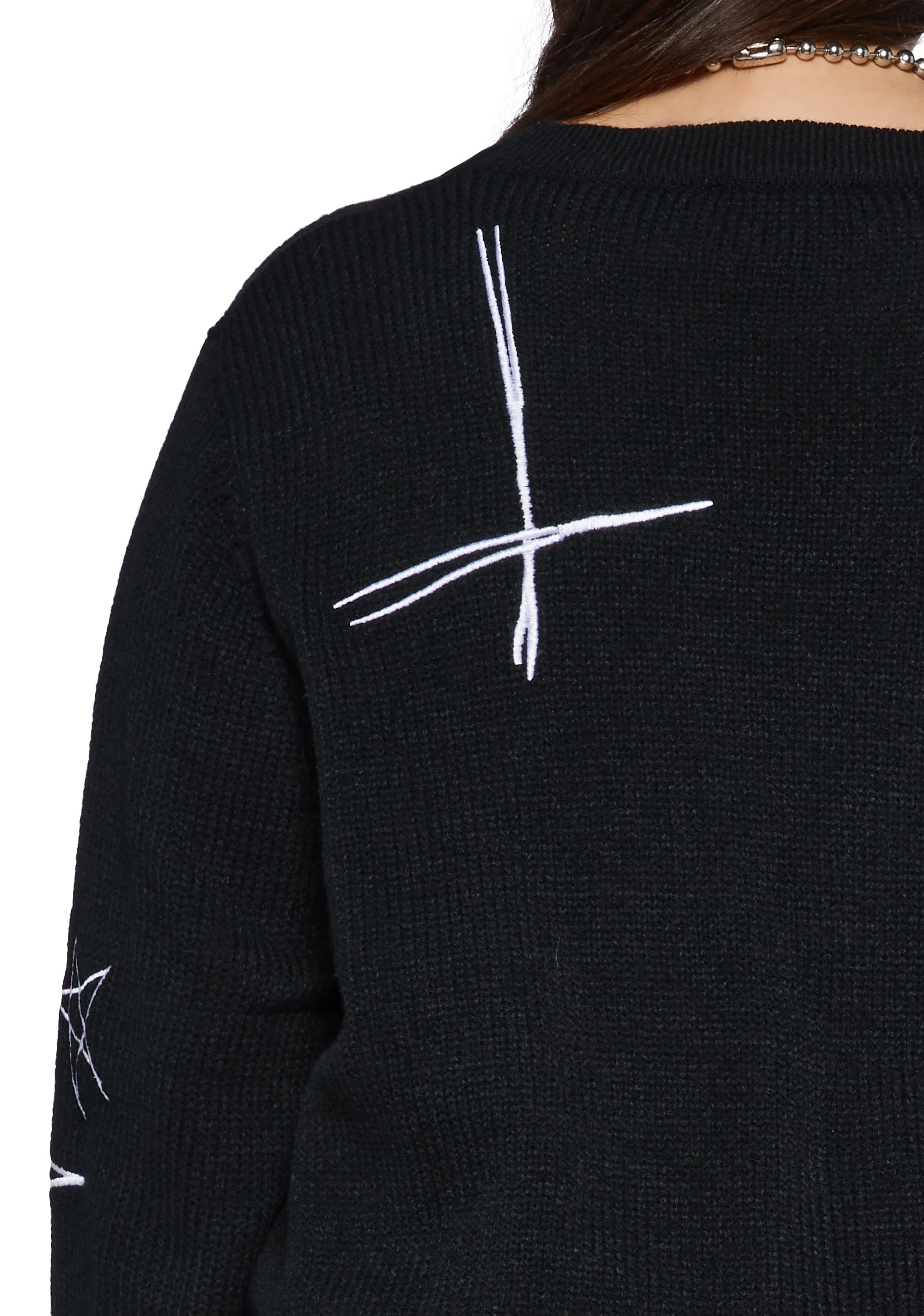 Plus Bad Play Knit Cardigan sold by Dolls Kill product image thumbnail 5