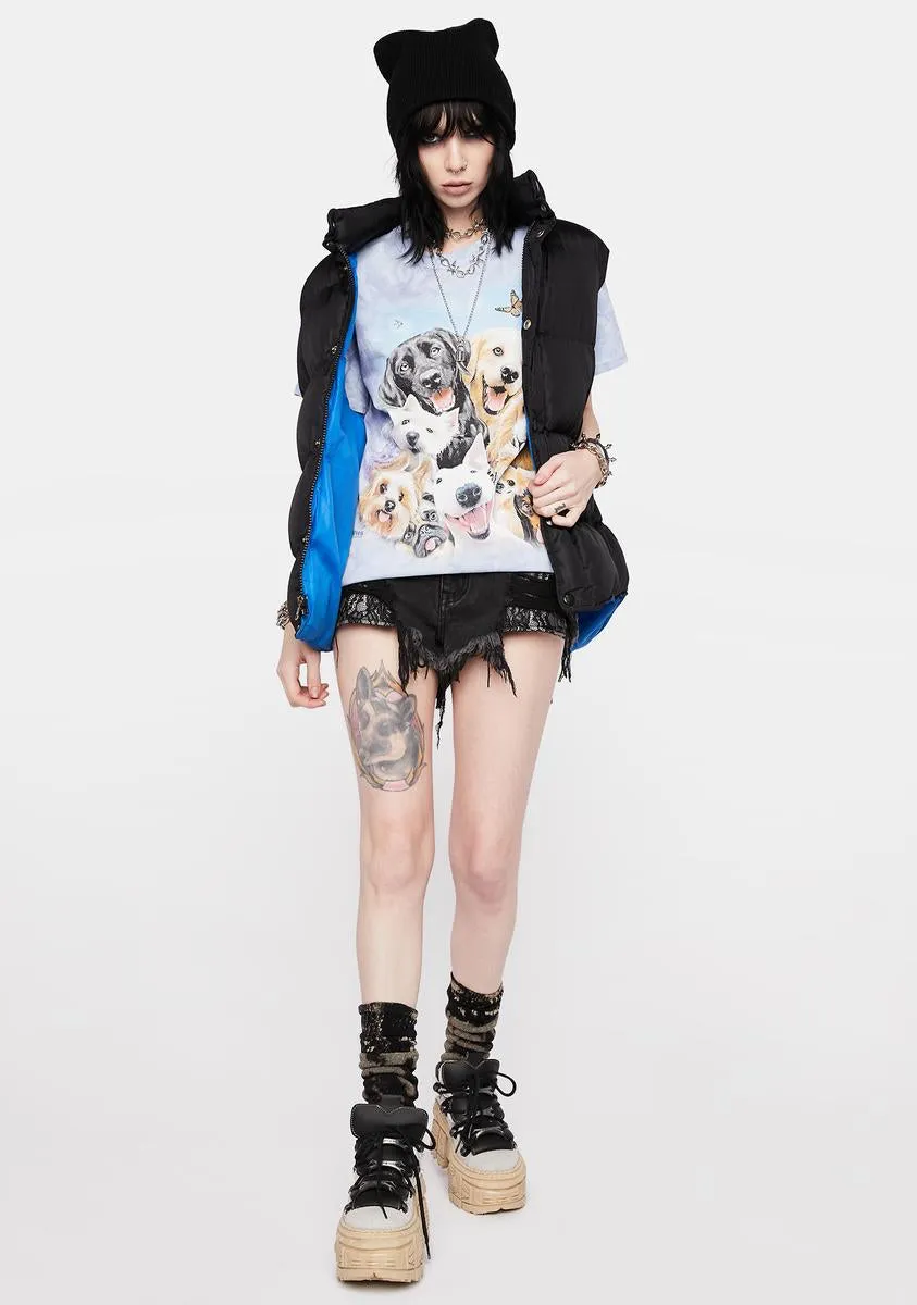 Dog Selfie Graphic Tee sold by Dolls Kill product image thumbnail 3