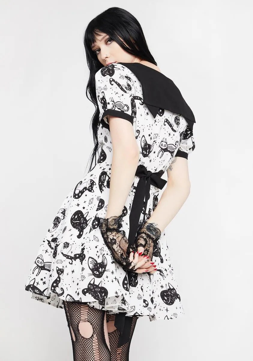 Magic Sweet Cool Printed Dress sold by Dolls Kill product image thumbnail 4