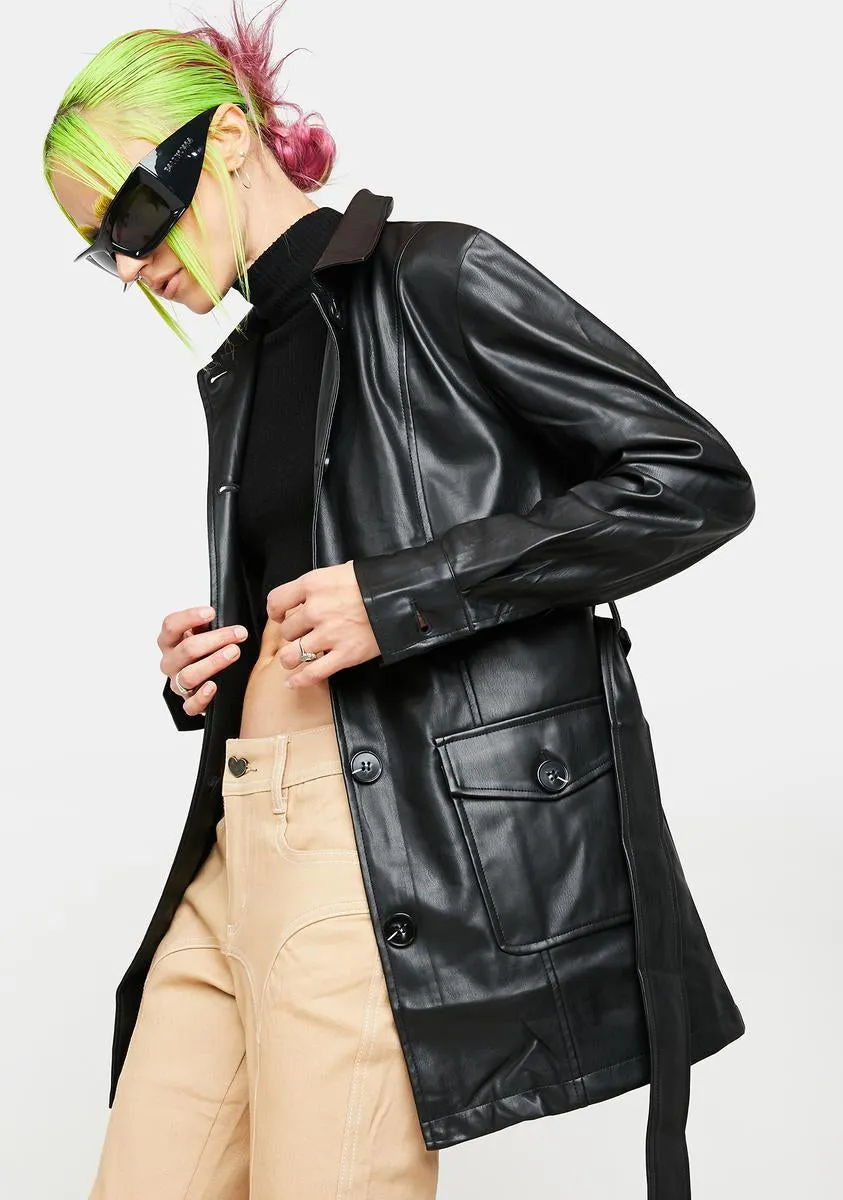 Cindy Vegan Leather Jacket sold by Dolls Kill product image thumbnail 2