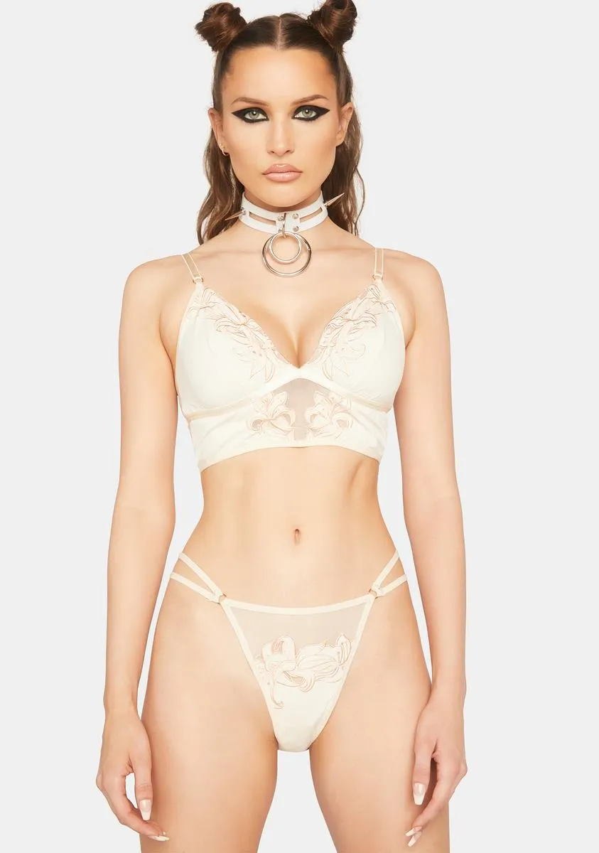 Gold Eldridge Mesh Thong sold by Dolls Kill product image thumbnail 2