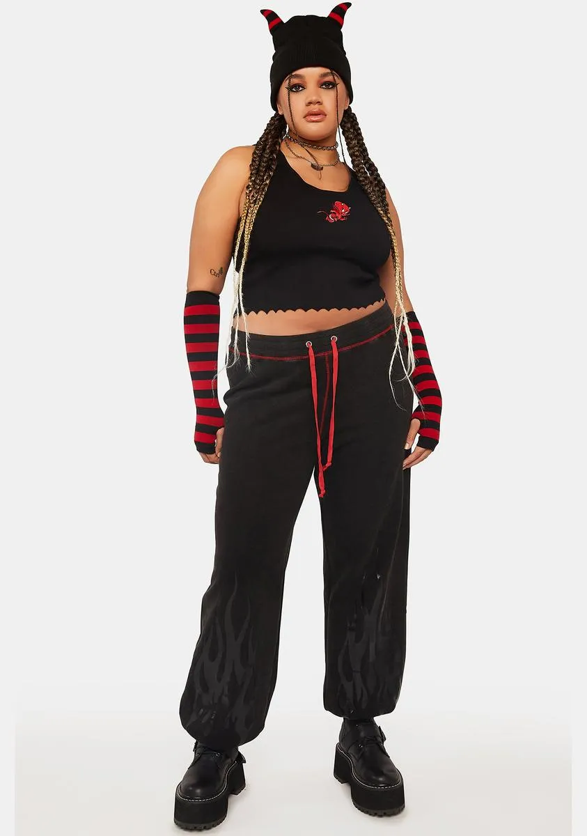 Plus Sizzle Me This Crop Tank sold by Dolls Kill product image thumbnail 3