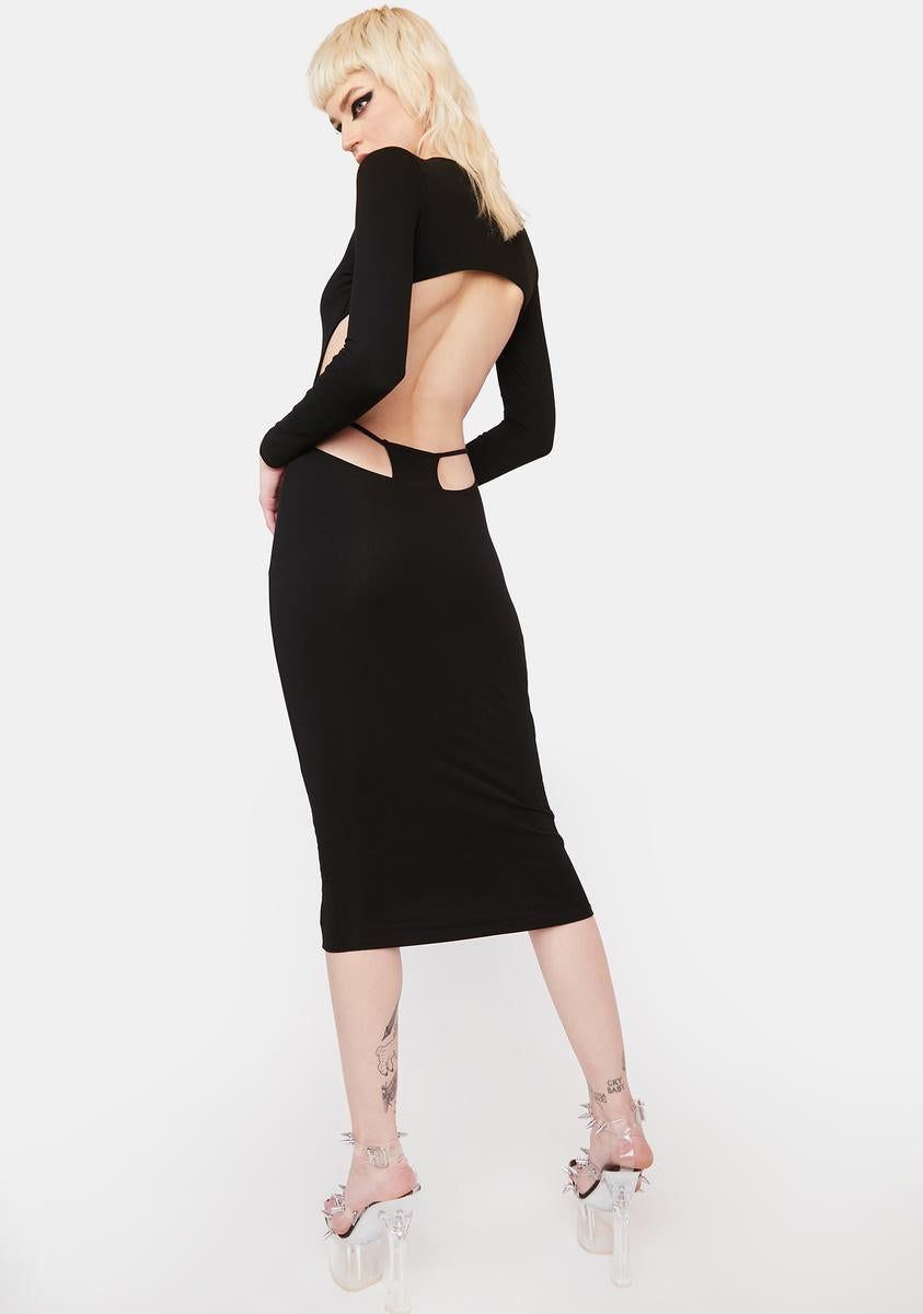 Cracking Up Cut Out Dress sold by Dolls Kill product image thumbnail 4