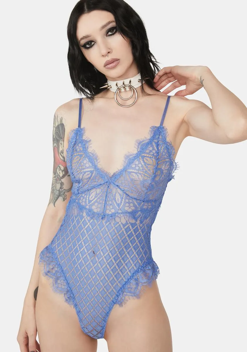 Naughty To U Lace Teddy sold by Dolls Kill