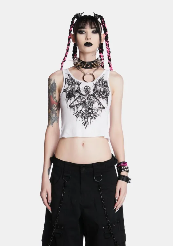 Depths Of Hell Graphic Tank sold by Dolls Kill