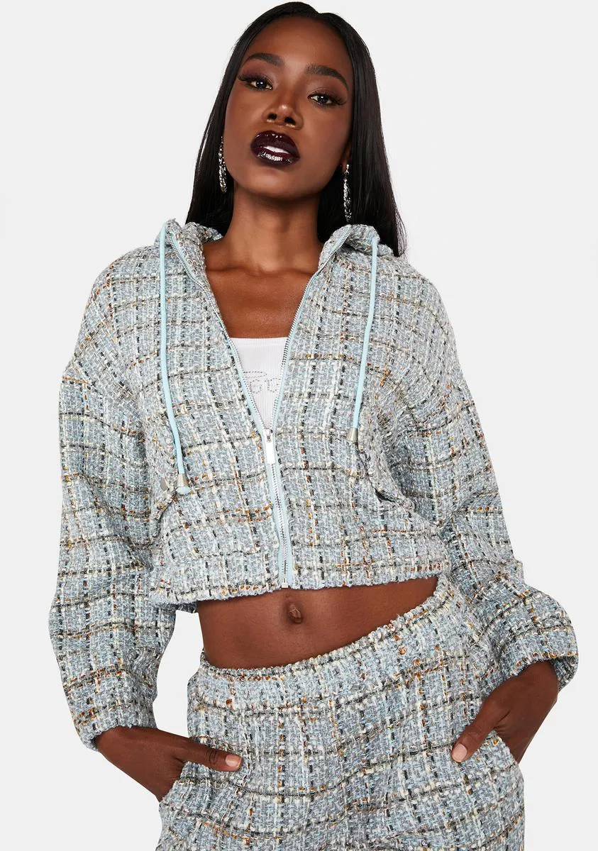 Changing The Rules Tweed Jacket sold by Dolls Kill