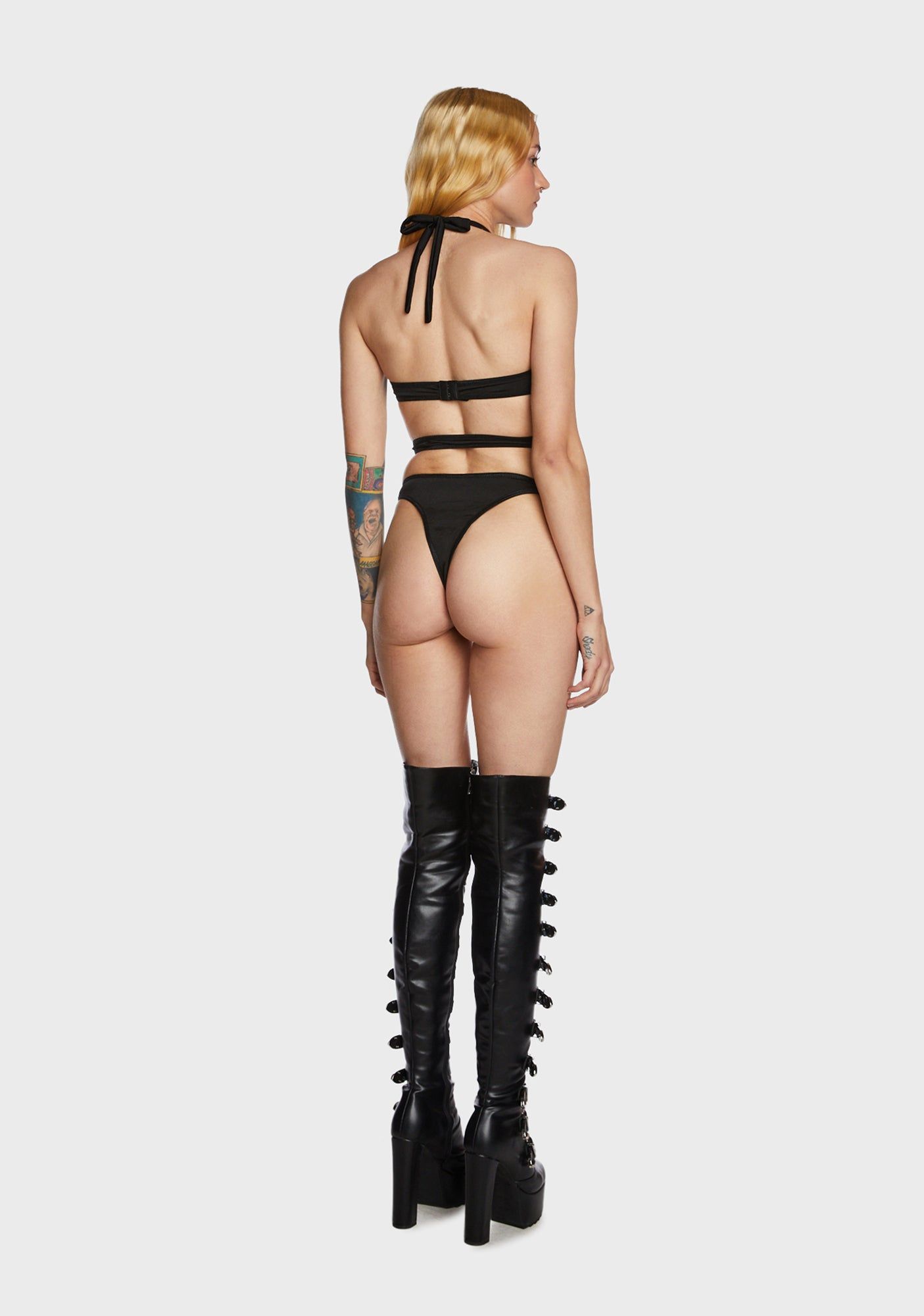Rockstar Rebellion Cutout Bodysuit sold by Dolls Kill product image thumbnail 5