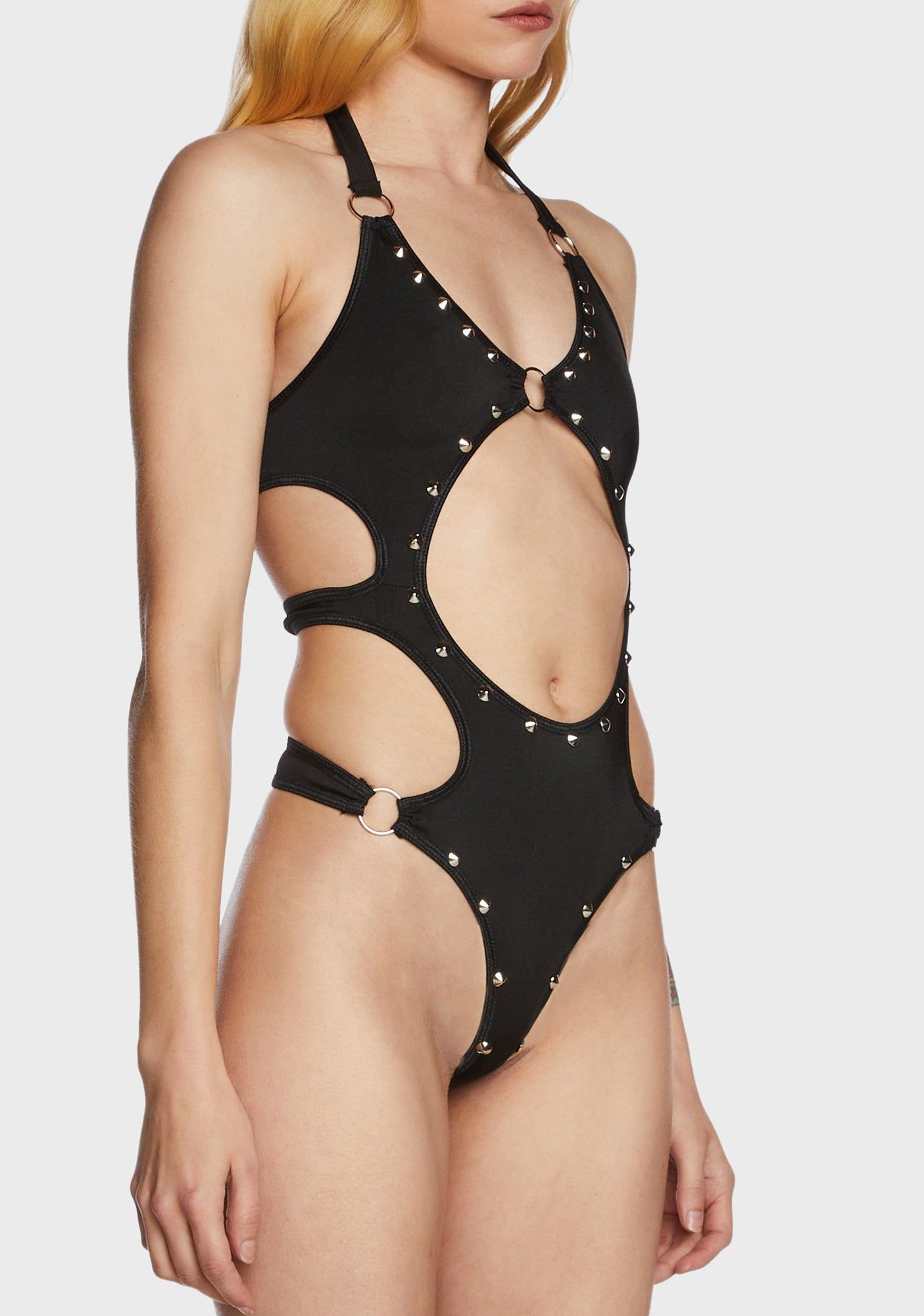 Rockstar Rebellion Cutout Bodysuit sold by Dolls Kill product image thumbnail 2