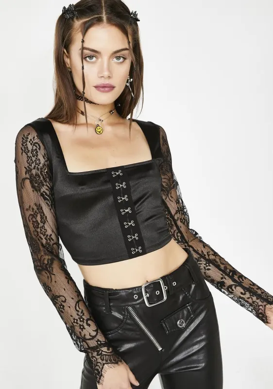 Dulip Crop Top sold by Dolls Kill