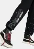x Polaroid Spray Black Sweatpants sold by Dolls Kill