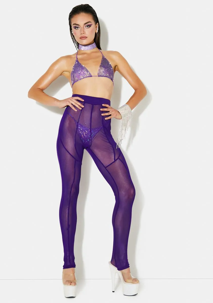 Play By My Rules Mesh Leggings sold by Dolls Kill product image thumbnail 2