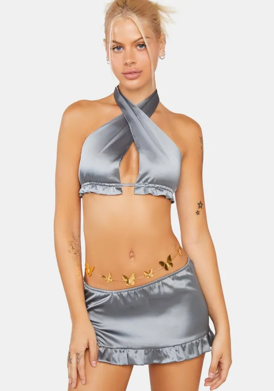 Misty Stay Forever Skirt Set sold by Dolls Kill