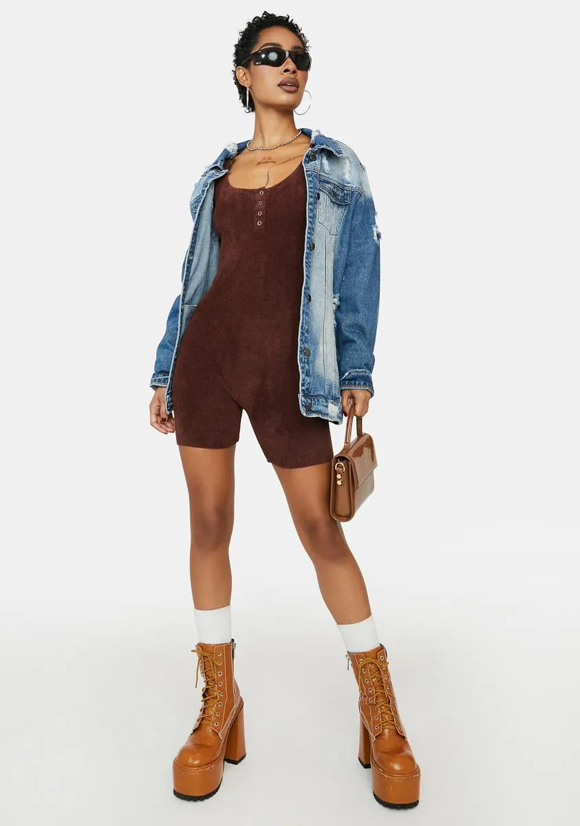 Some Morning Velvet Romper sold by Dolls Kill product image thumbnail 3