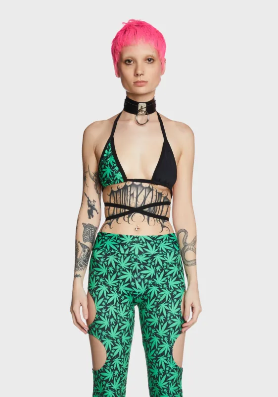 Puff Puff Bikini Top sold by Dolls Kill